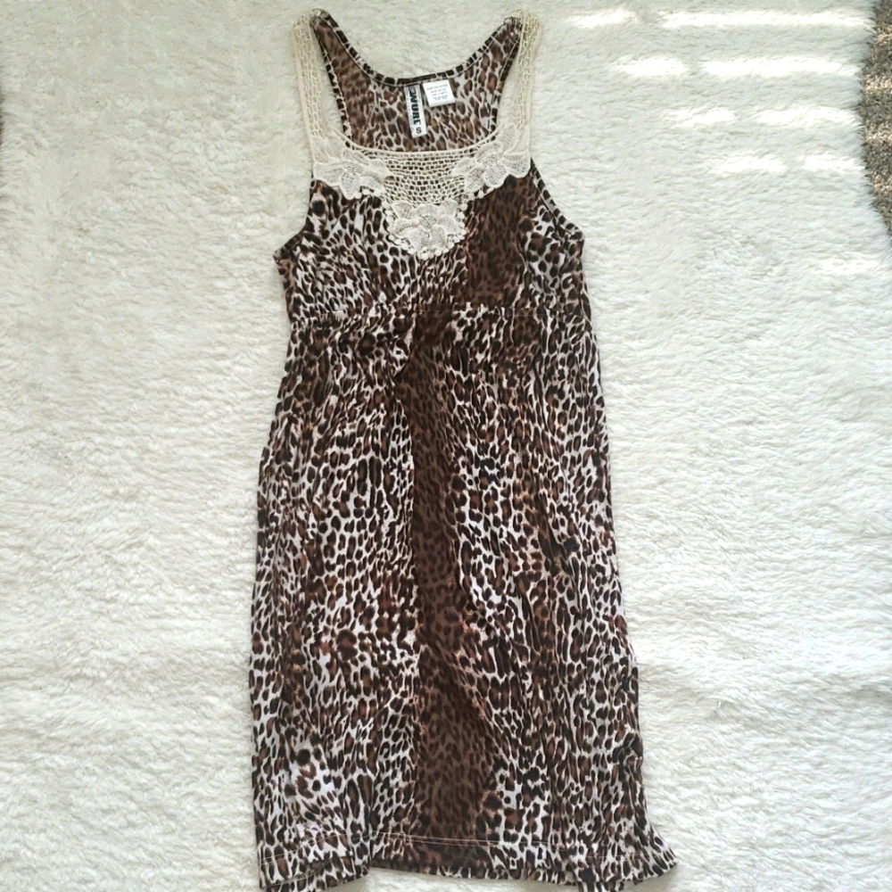 Leopard mini dress